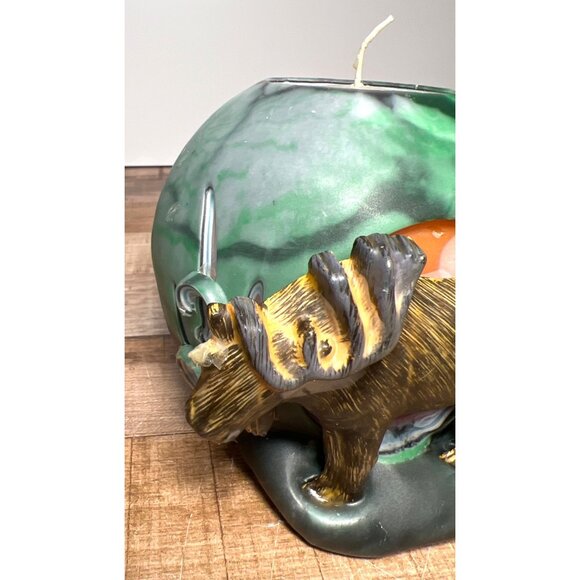 Handcrafted Artistic Candle With Moose Design - Picture 7 of 7